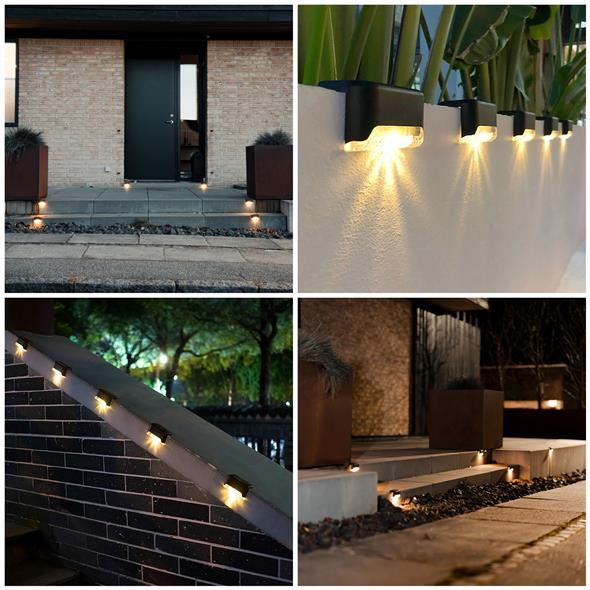 Solar LED trappelys