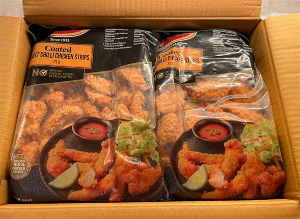 Sweet chili chicken strips
